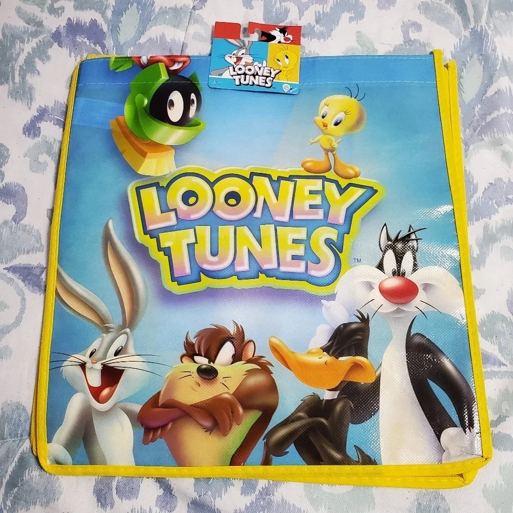 Legacy Looney Tunes Tweety Bugs Bunny Reusable Tote Shopping Bag Sylvester